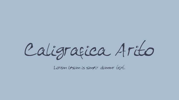 Caligrafica Arito Font