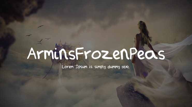 ArminsFrozenPeas Font