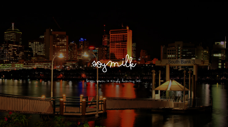 Soymilk Font