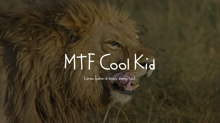 MTF Cool Kid Font