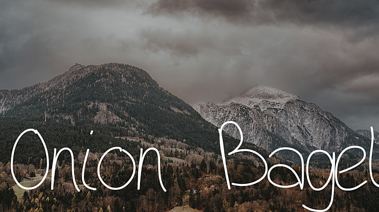 Onion Bagel Font