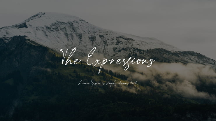 The Expressions Font