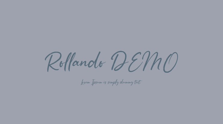 Rollando DEMO Font