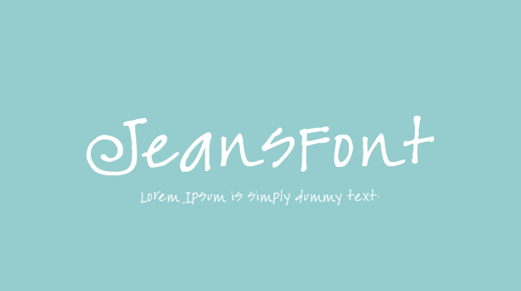 JeansFont Font