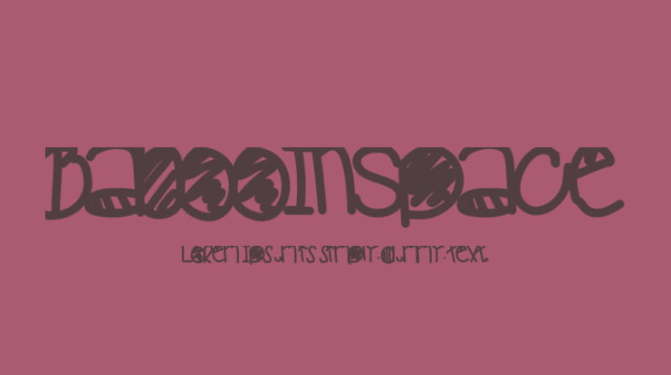 BabooInSpace Font