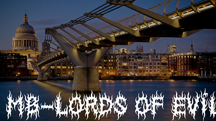 MB Lords Of Evil Font