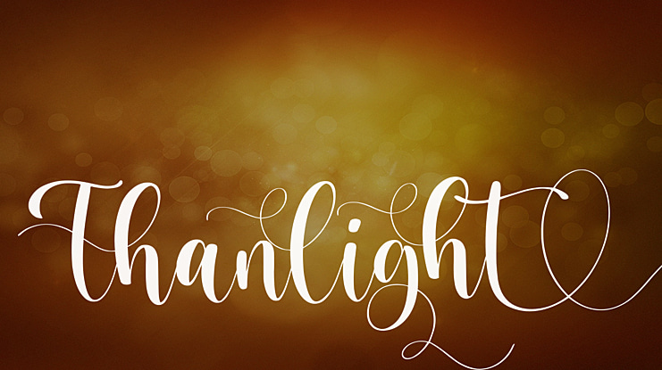 Thanlight Font