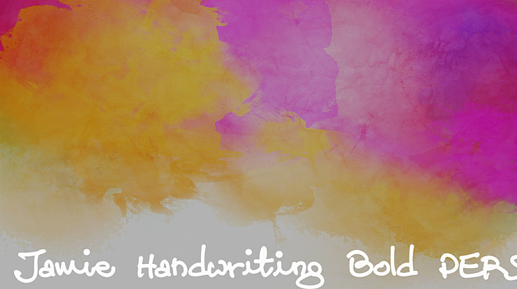 Jamie Handwriting  PERSONAL USE Font Family