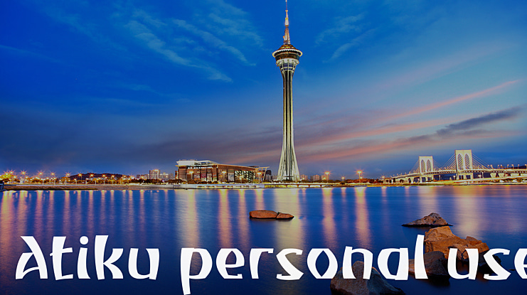 Atiku personal use Font Family