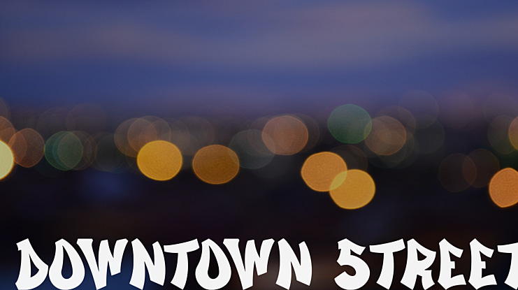 Downtown Street Font