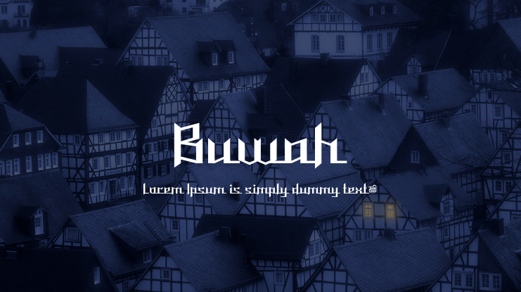 Buwah Font