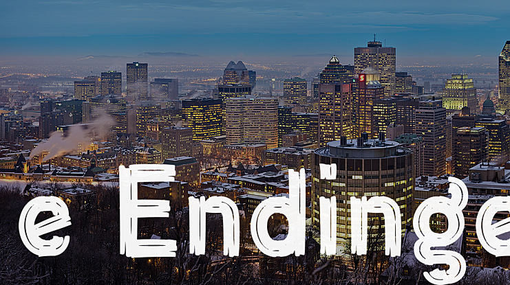 e Endinge Font