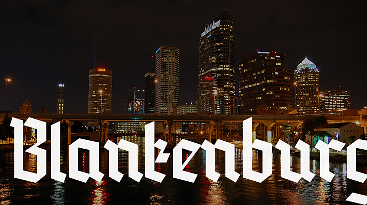 Blankenburg Font