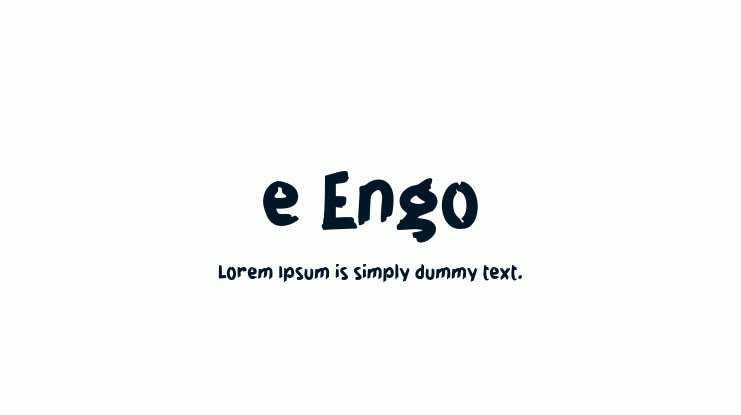 e Engo Font