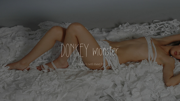 Donkey Monster Font