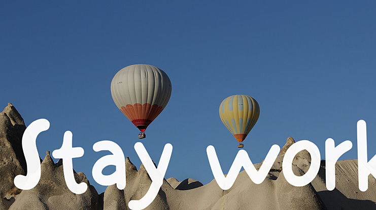 Stay work Font Family