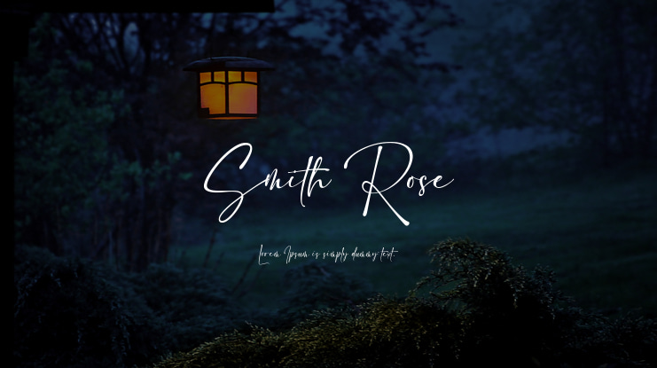 Smith Rose Font