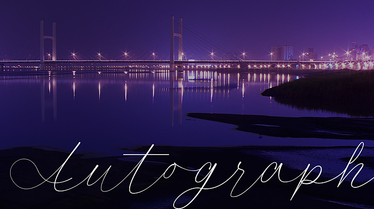 Autograph Font