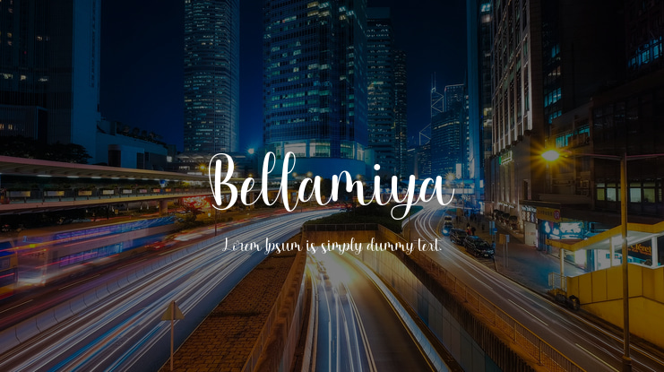 Bellamiya Font
