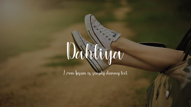 Dahliya Font