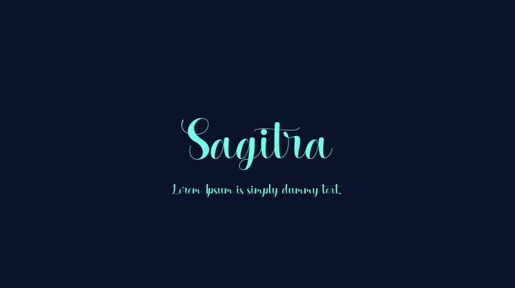 Sagitra Font
