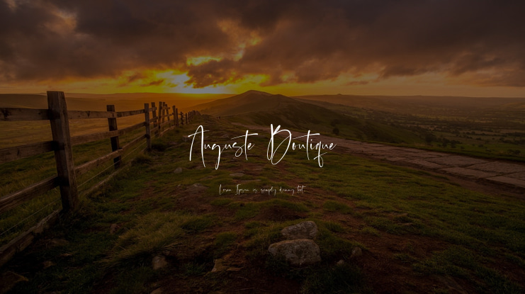 Auguste Boutique Font