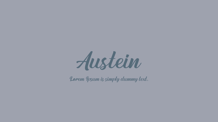 Austein Font