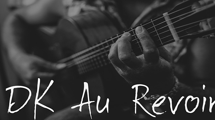 DK Au Revoir Font