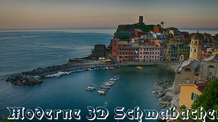 Moderne Fette Schwabacher Font Family