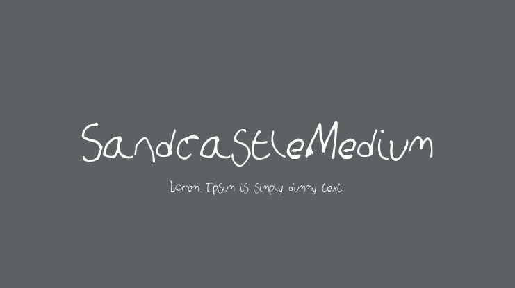 SandcastleMedium Font