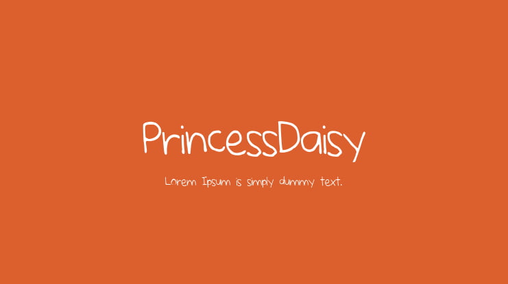PrincessDaisy Font