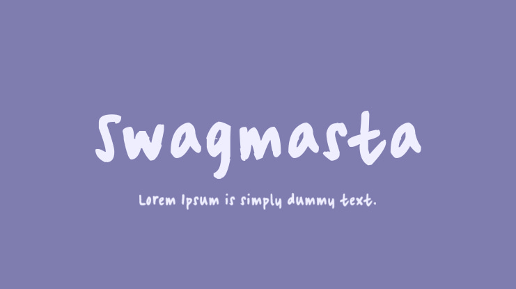 Swagmasta Font