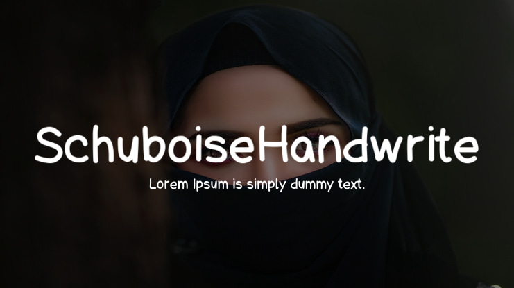 SchuboiseHandwrite Font