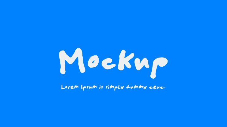 Mockup Font