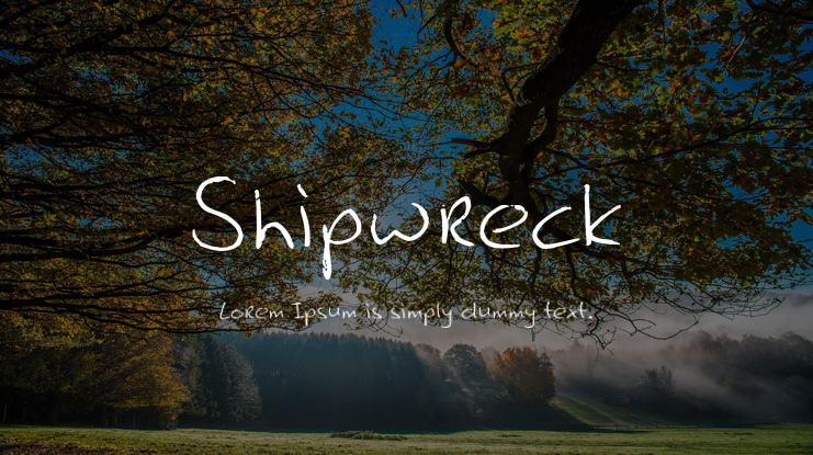 Shipwreck Font