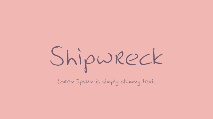 Shipwreck Font