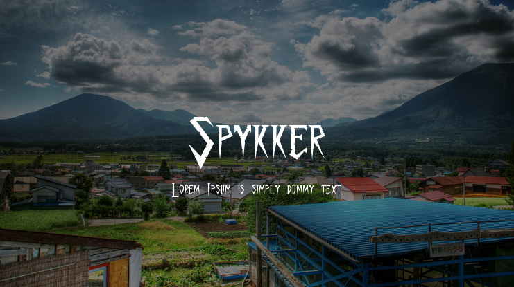 Spykker Font