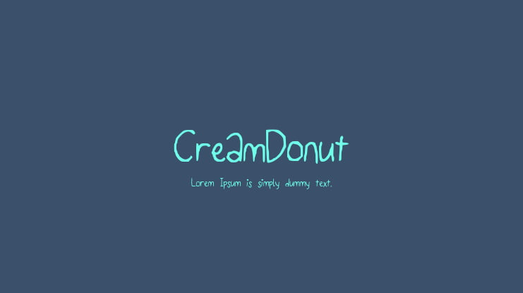 CreamDonut Font