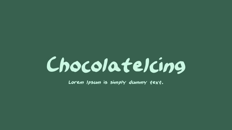 ChocolateIcing Font