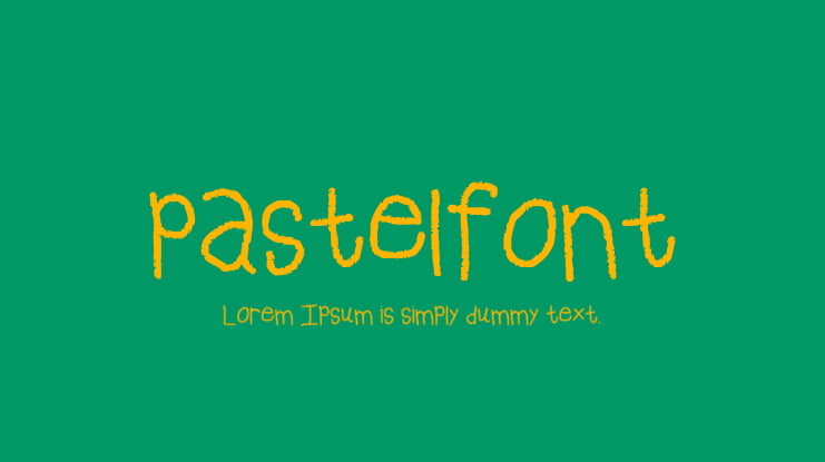 pastelfont Font