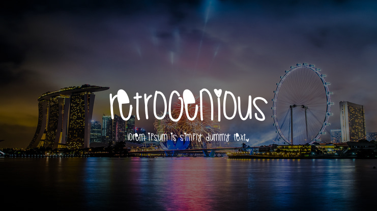 Retrogenious Font