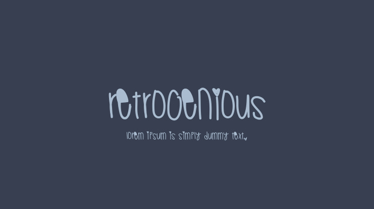 Retrogenious Font