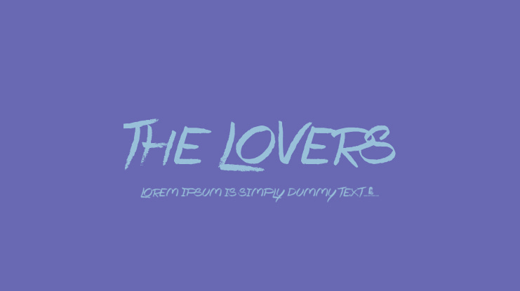 The Lovers Font