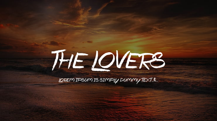 The Lovers Font