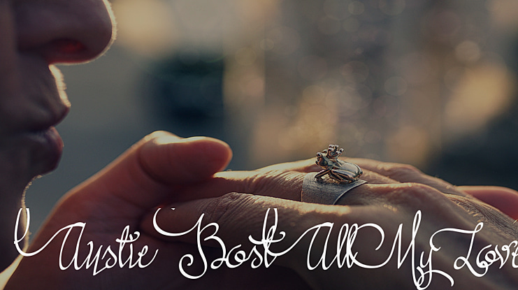 Austie Bost All My Love Font