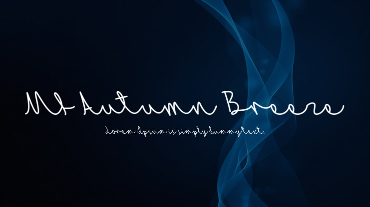 Mf Autumn Breeze Font