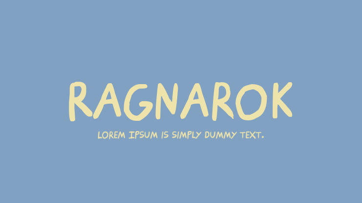 Ragnarok Font