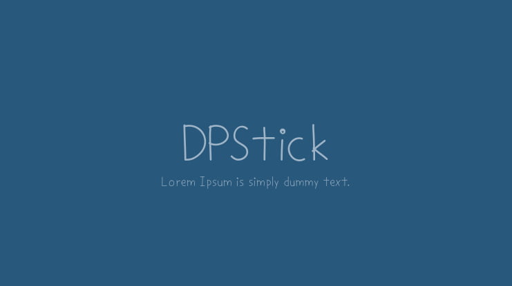 DPStick Font