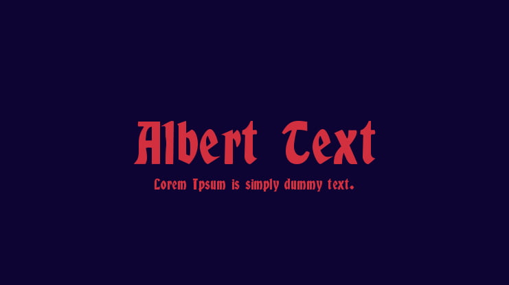 Albert Text Font
