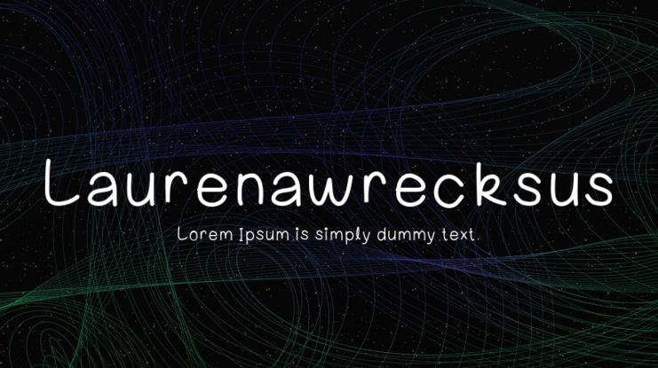 Laurenawrecksus Font